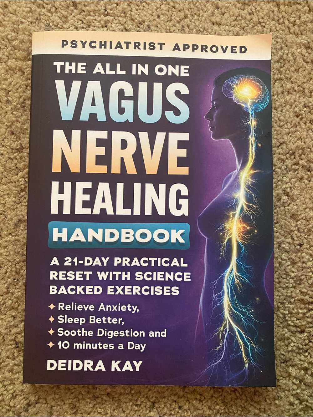 Vagus nerve healing paperback handbook new